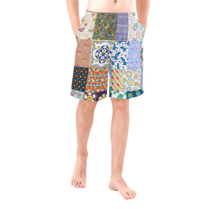 Patches - Men's All Over Print Swim Trunks