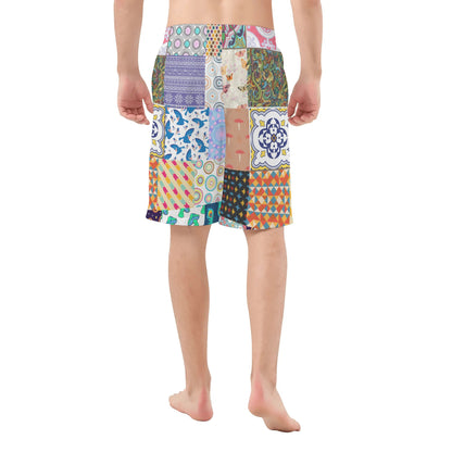 Patches - Men's All Over Print Swim Trunks