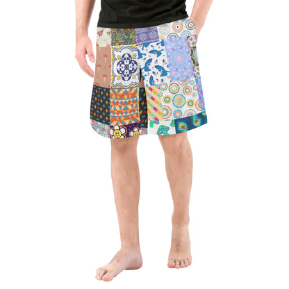 Patches - Men's All Over Print Swim Trunks