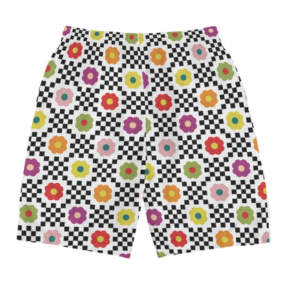 Modge Podge Floral - Mens All Over Print Swim Trunks