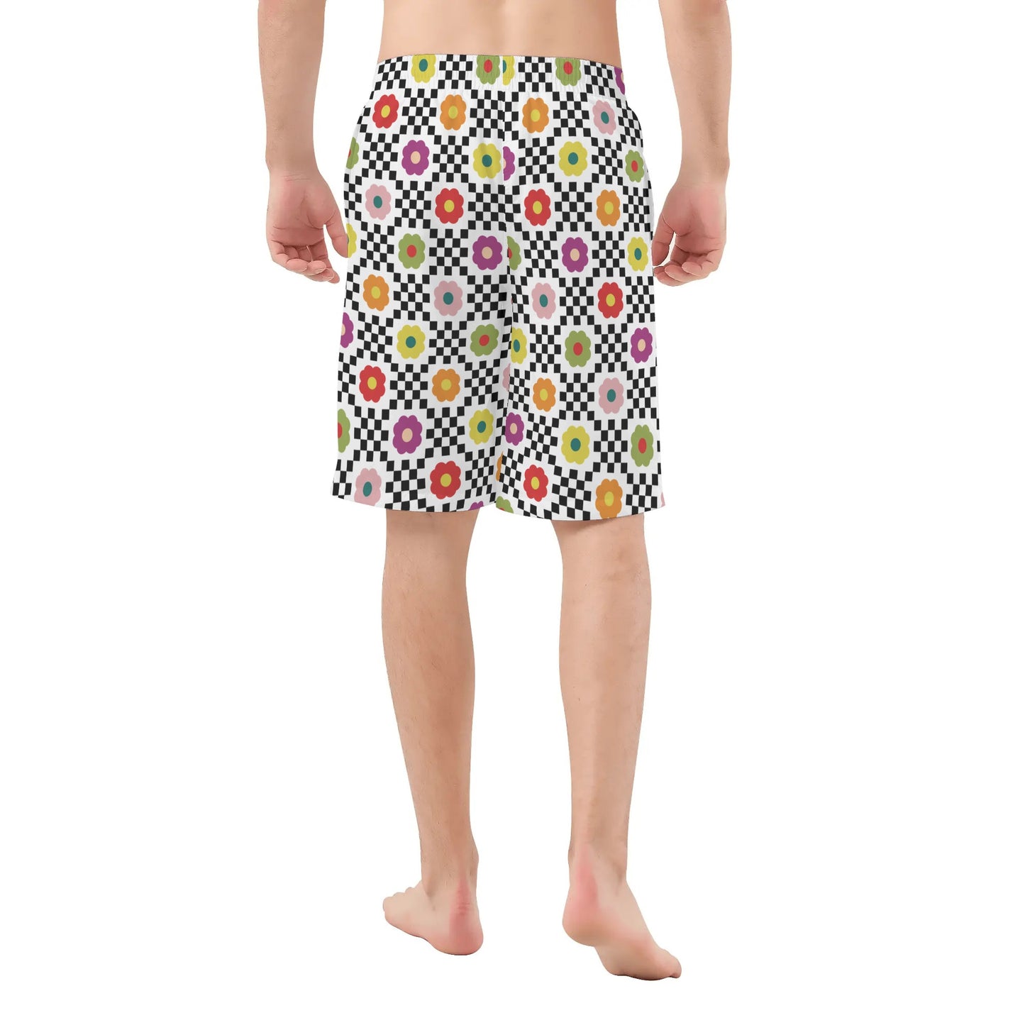 Modge Podge Floral - Mens All Over Print Swim Trunks