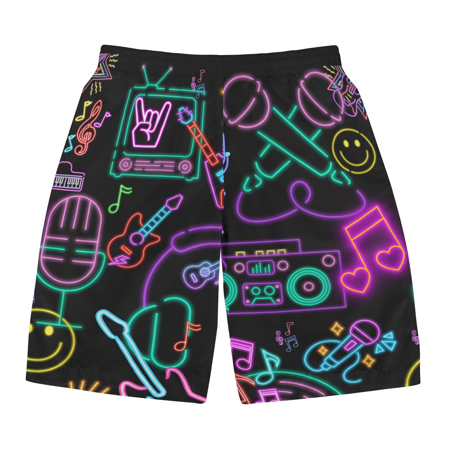 Neon Signs and Music - Men's All Over Print Swim Trunks