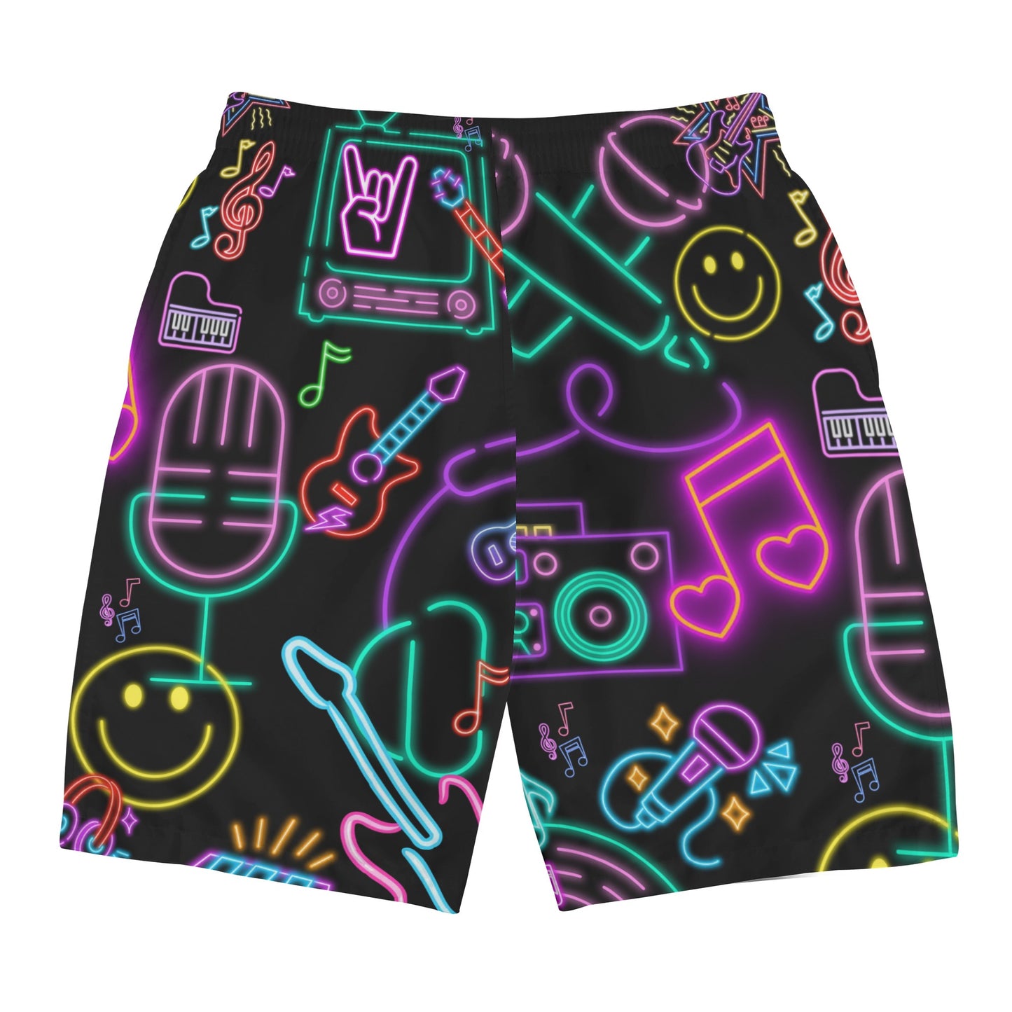 Neon Signs and Music - Men's All Over Print Swim Trunks