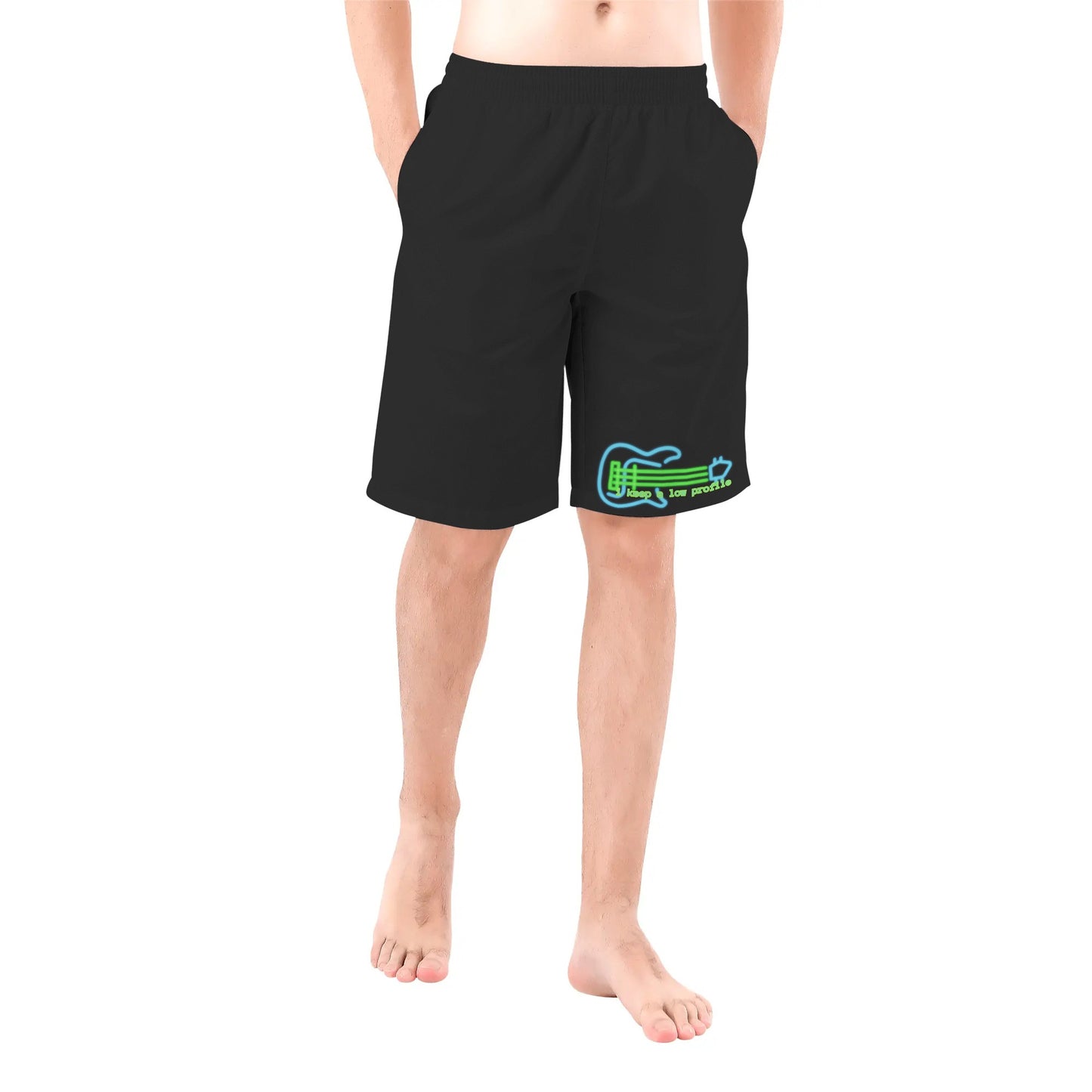 "I Keep a Low Profile" Bass -  Men's Swim Trunks