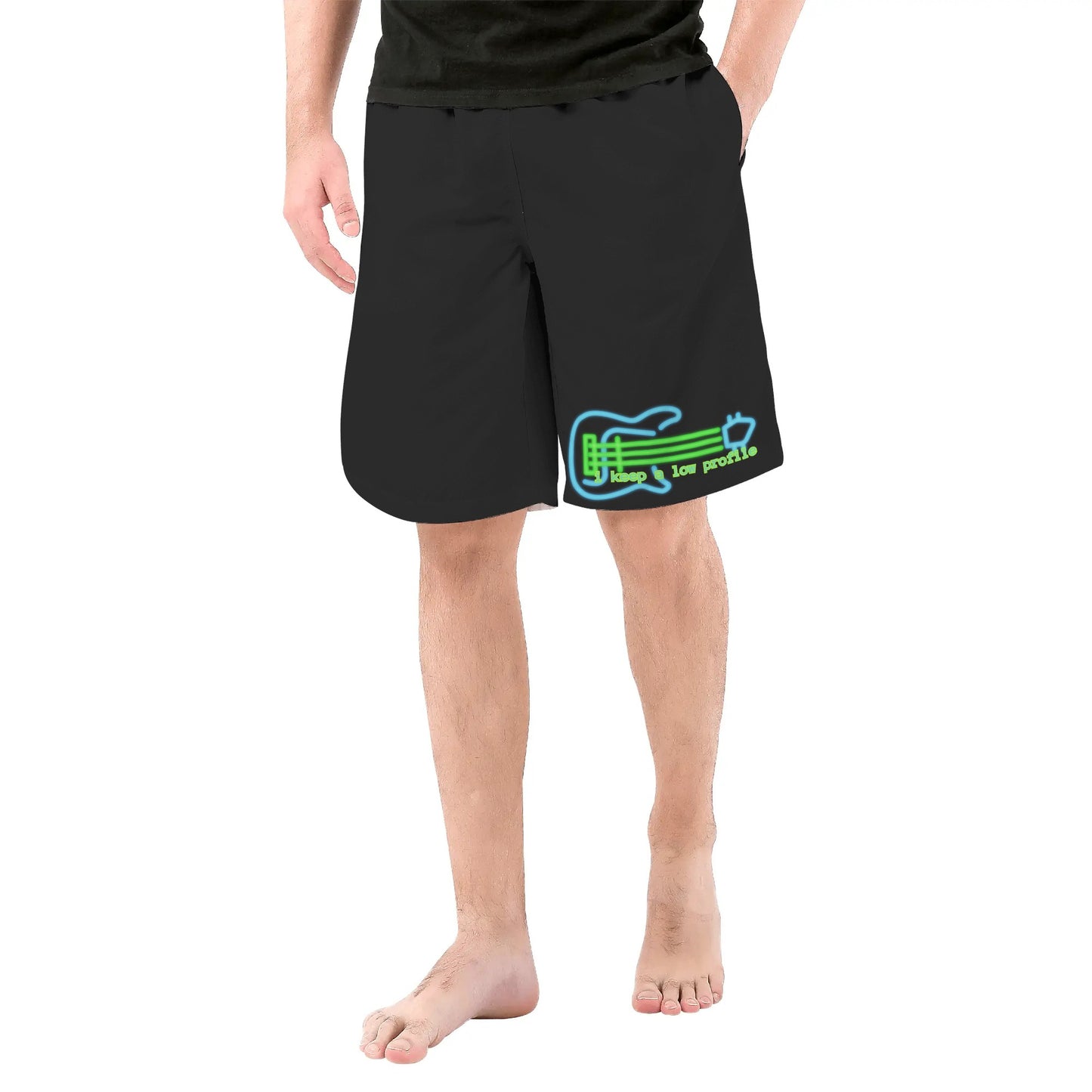 "I Keep a Low Profile" Bass -  Men's Swim Trunks