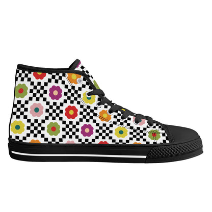 Mens High Top Canvas Shoes