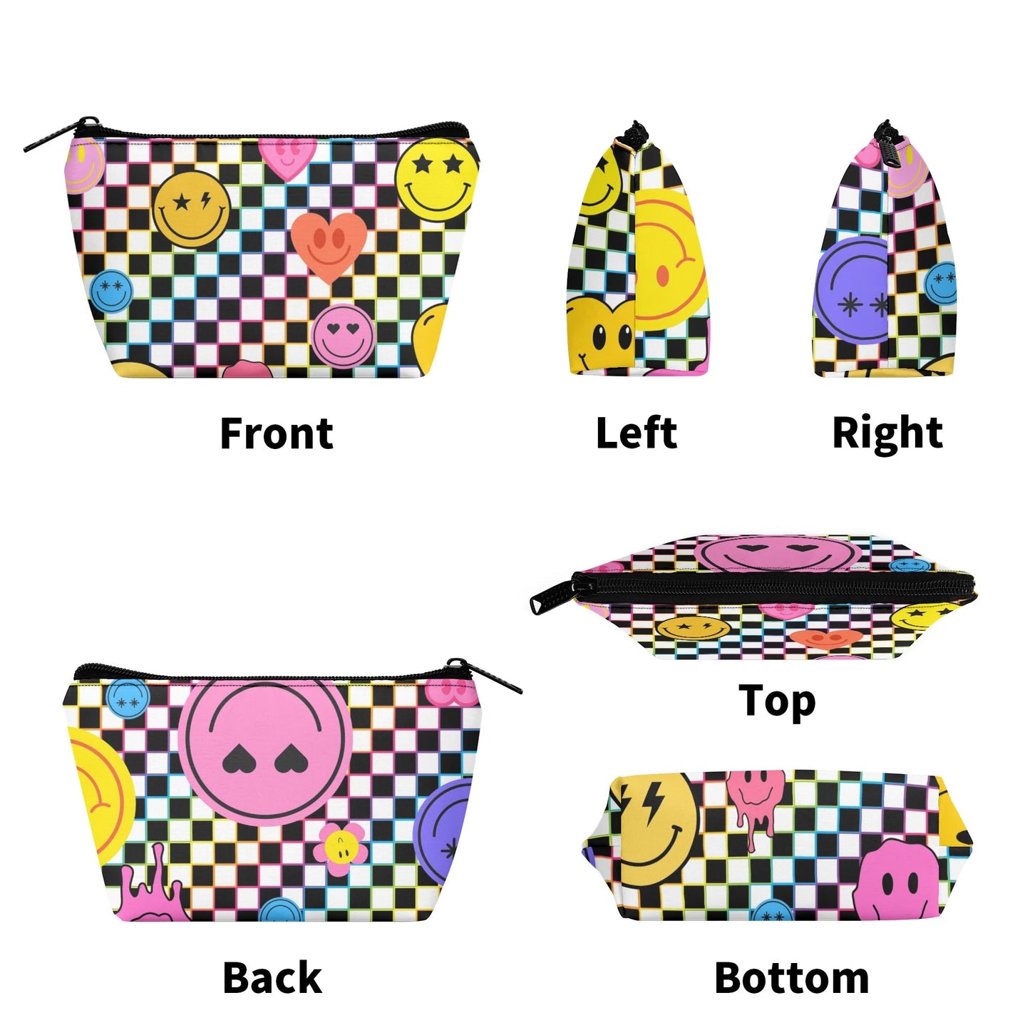 Smiles and Hearts, 90s style - Make-up Bag