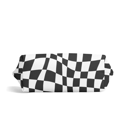 Black and White Racer Check - Make-up Bag