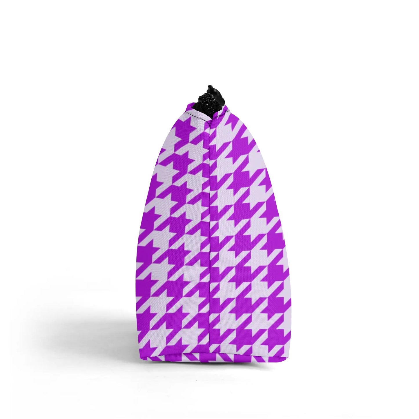 Purple Argyle Print Make-up Bag