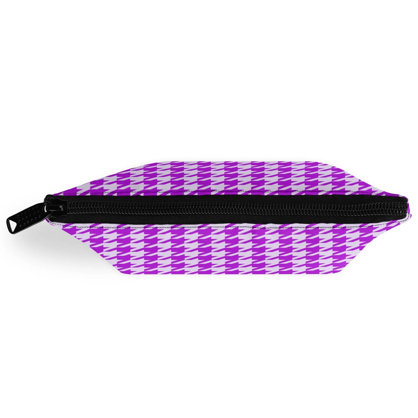 Purple Argyle Print Make-up Bag