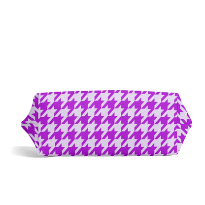 Purple Argyle Print Make-up Bag