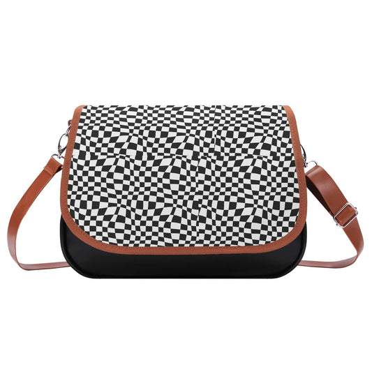 Checkered Basic - Leather Handbag