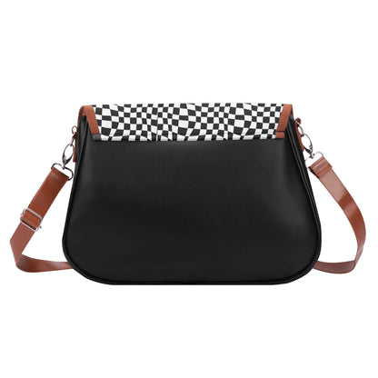 Checkered Basic - Leather Handbag