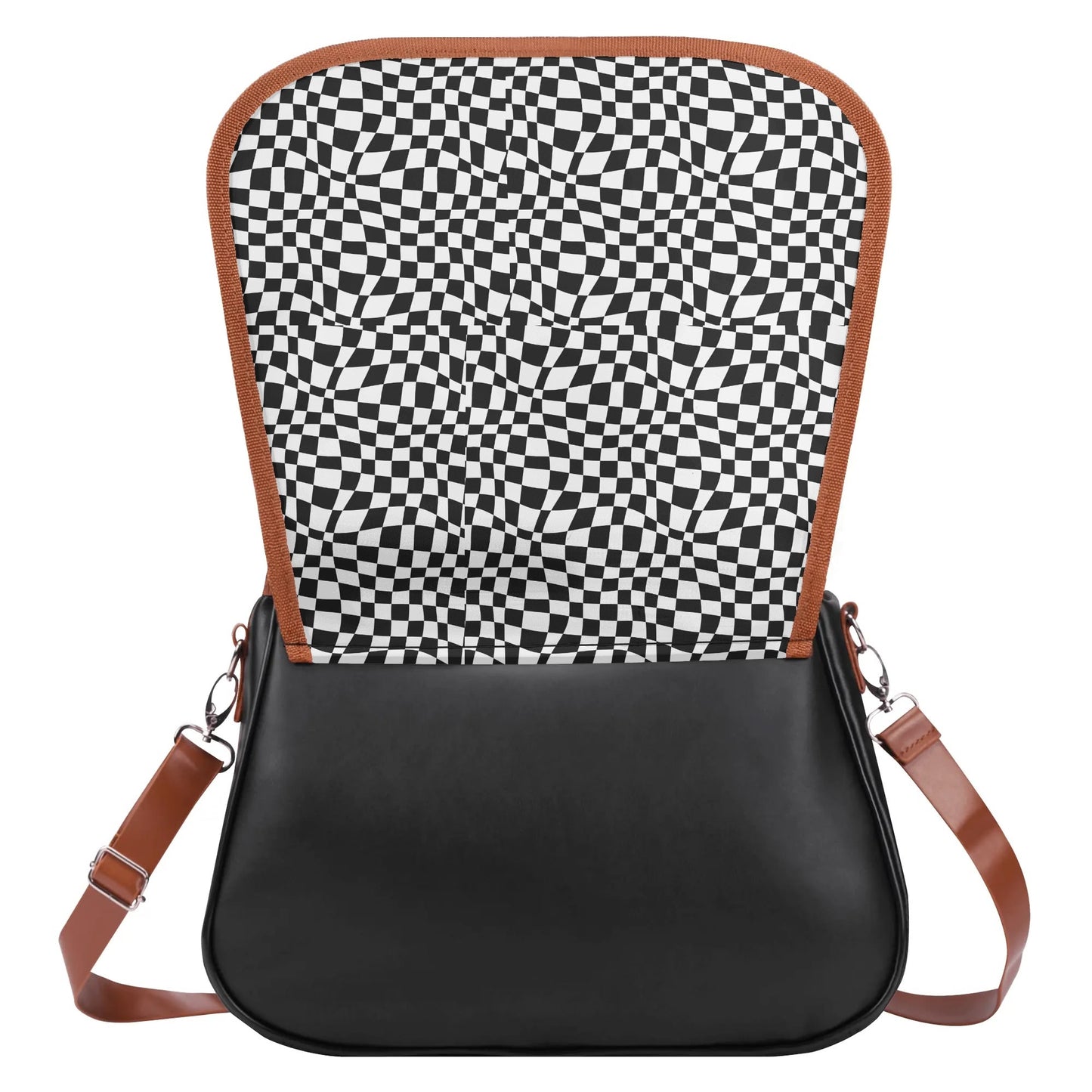 Checkered Basic - Leather Handbag