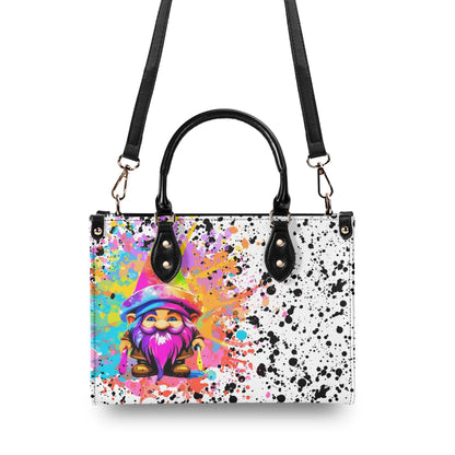 Gnome Splatter - Leather Handbag