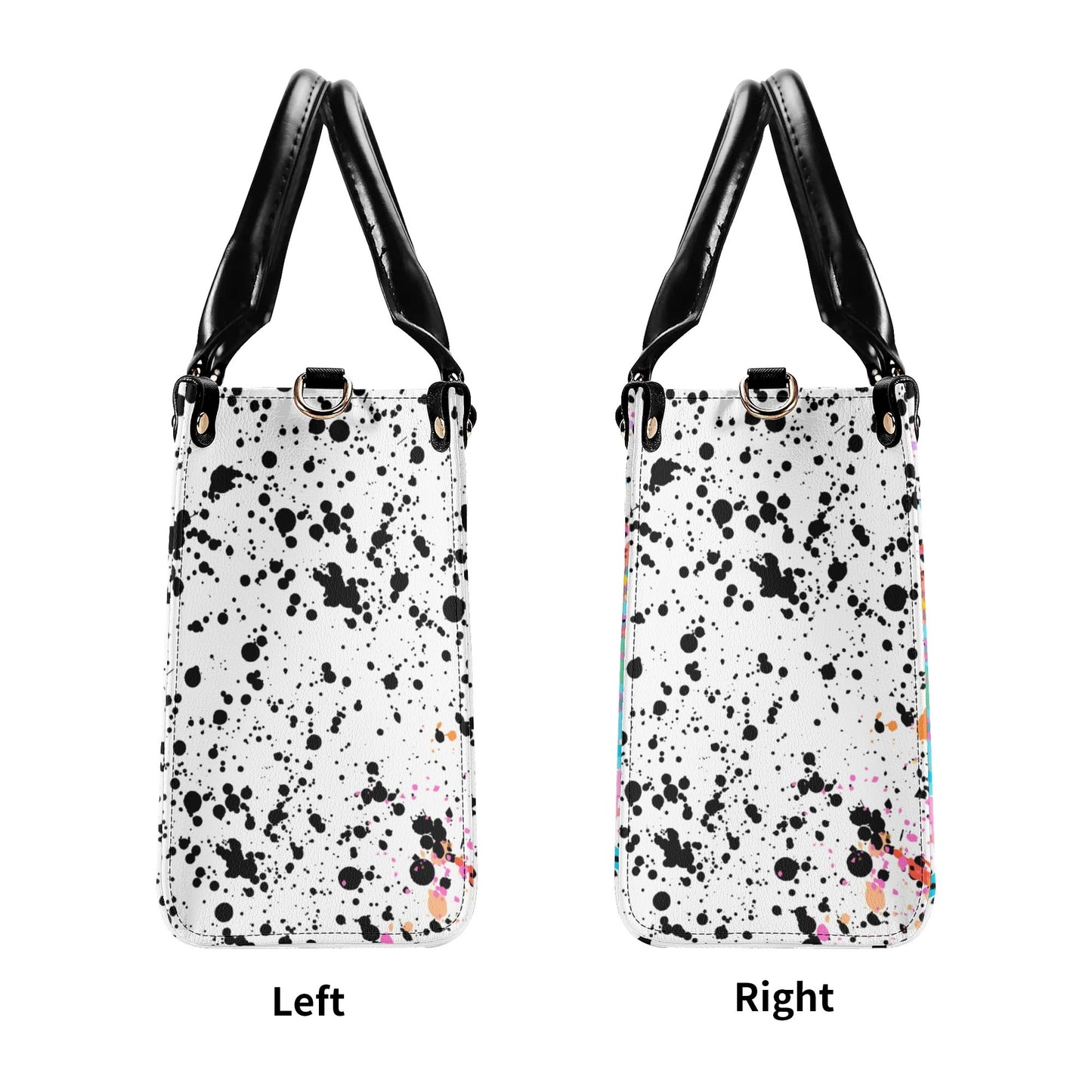 Gnome Splatter - Leather Handbag