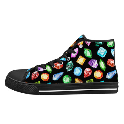 Jeweled High Top Shoes