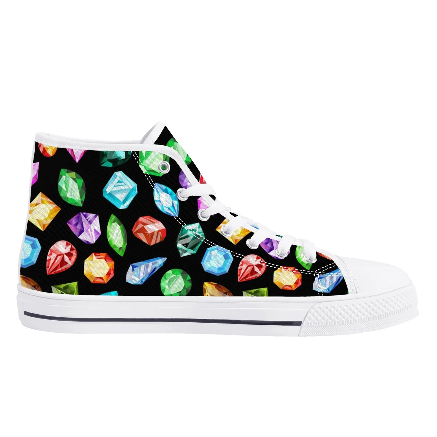 Jeweled High Top Shoes