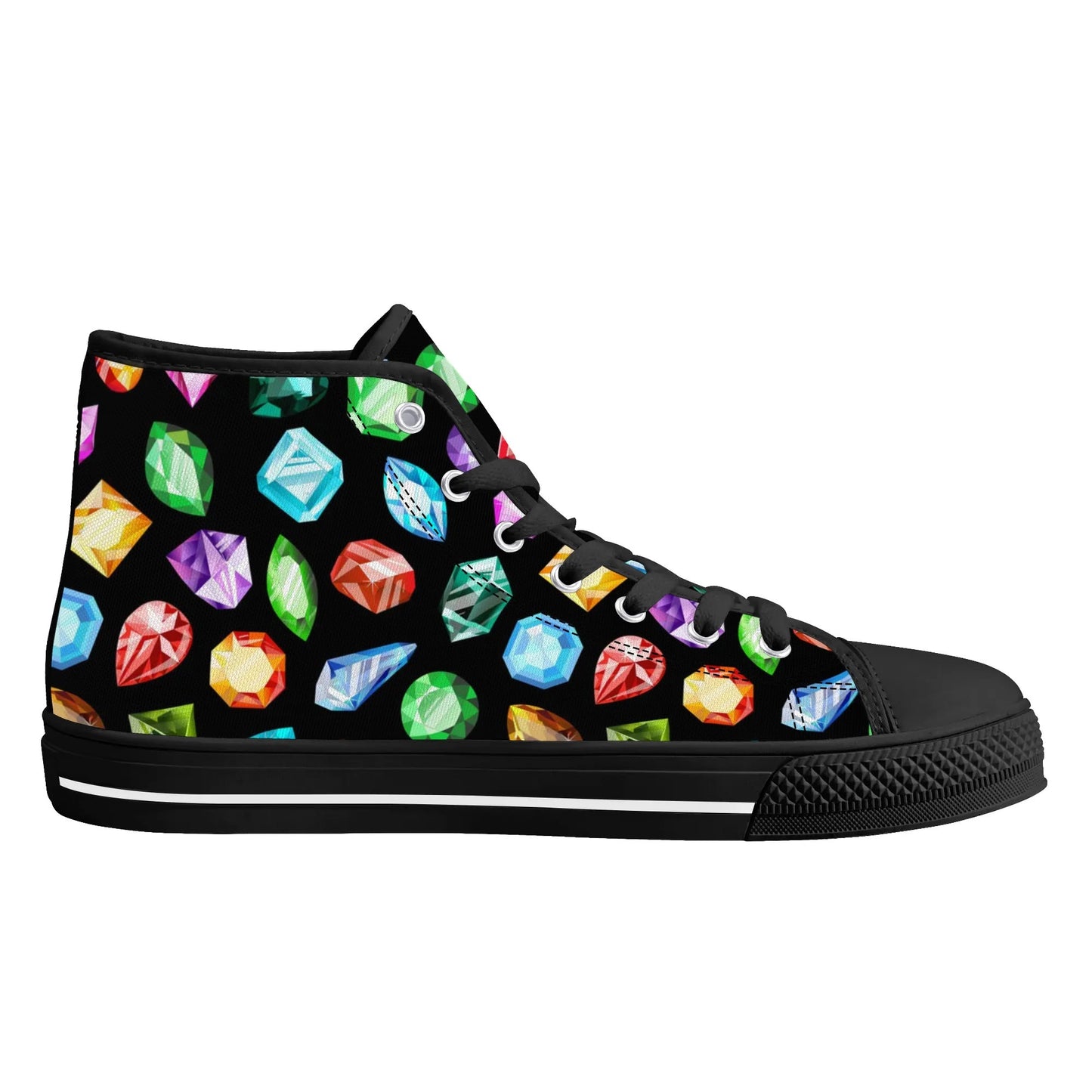 Jeweled High Top Shoes