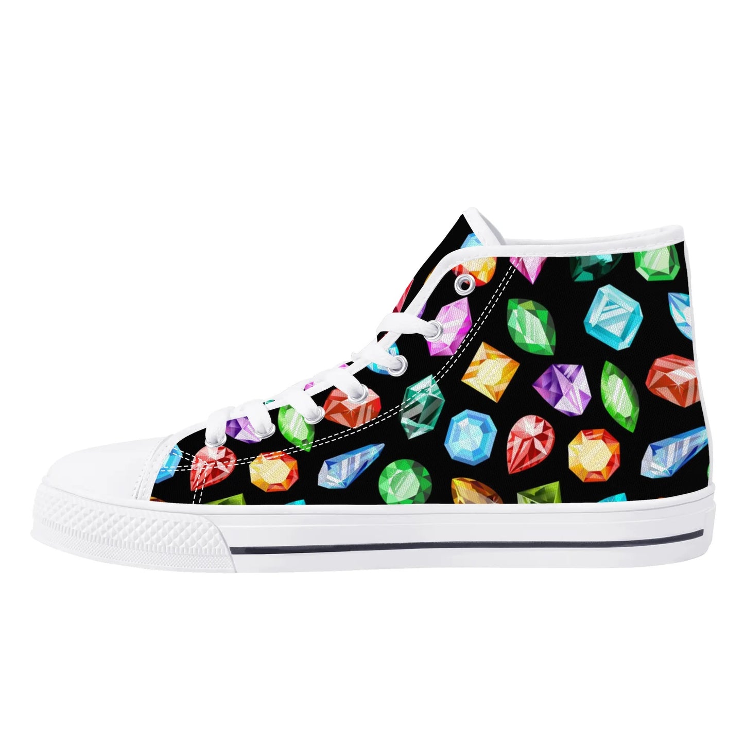 Jeweled High Top Shoes