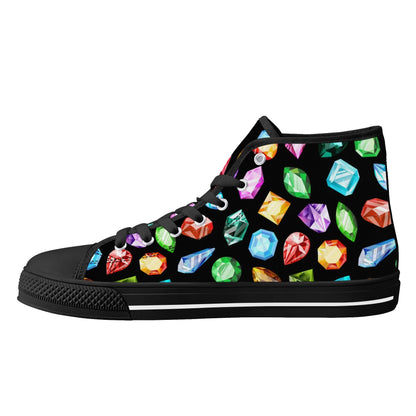 Jeweled High Top Shoes