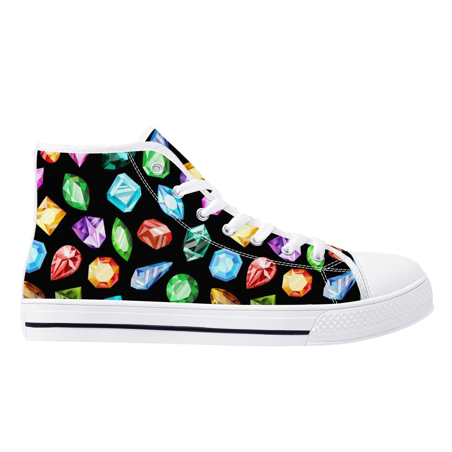 Jeweled High Top Shoes