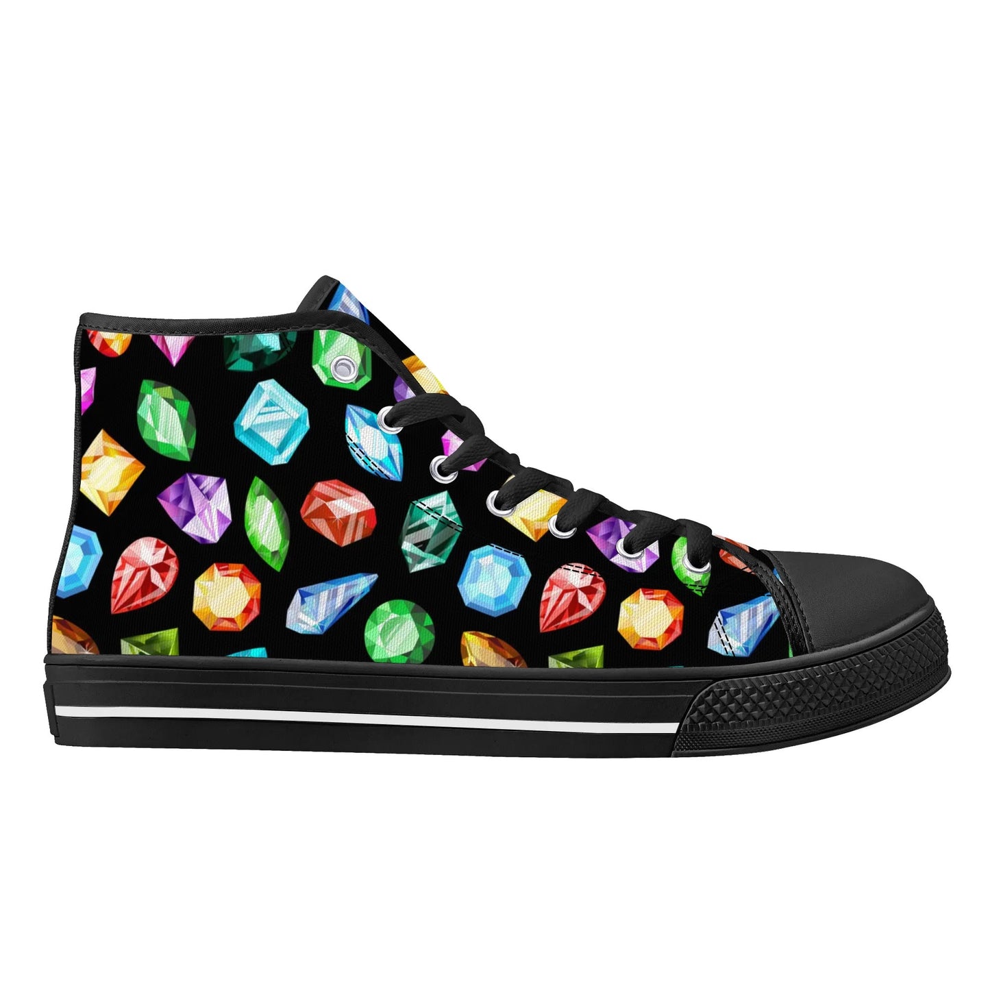 Jeweled High Top Shoes