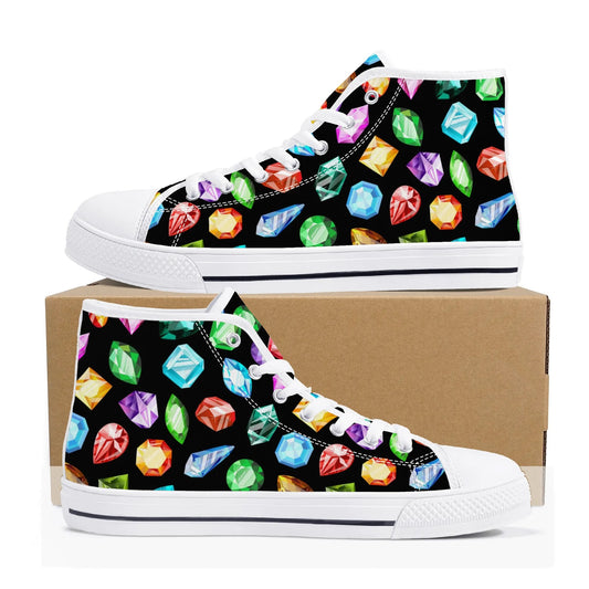 Jeweled High Top Shoes