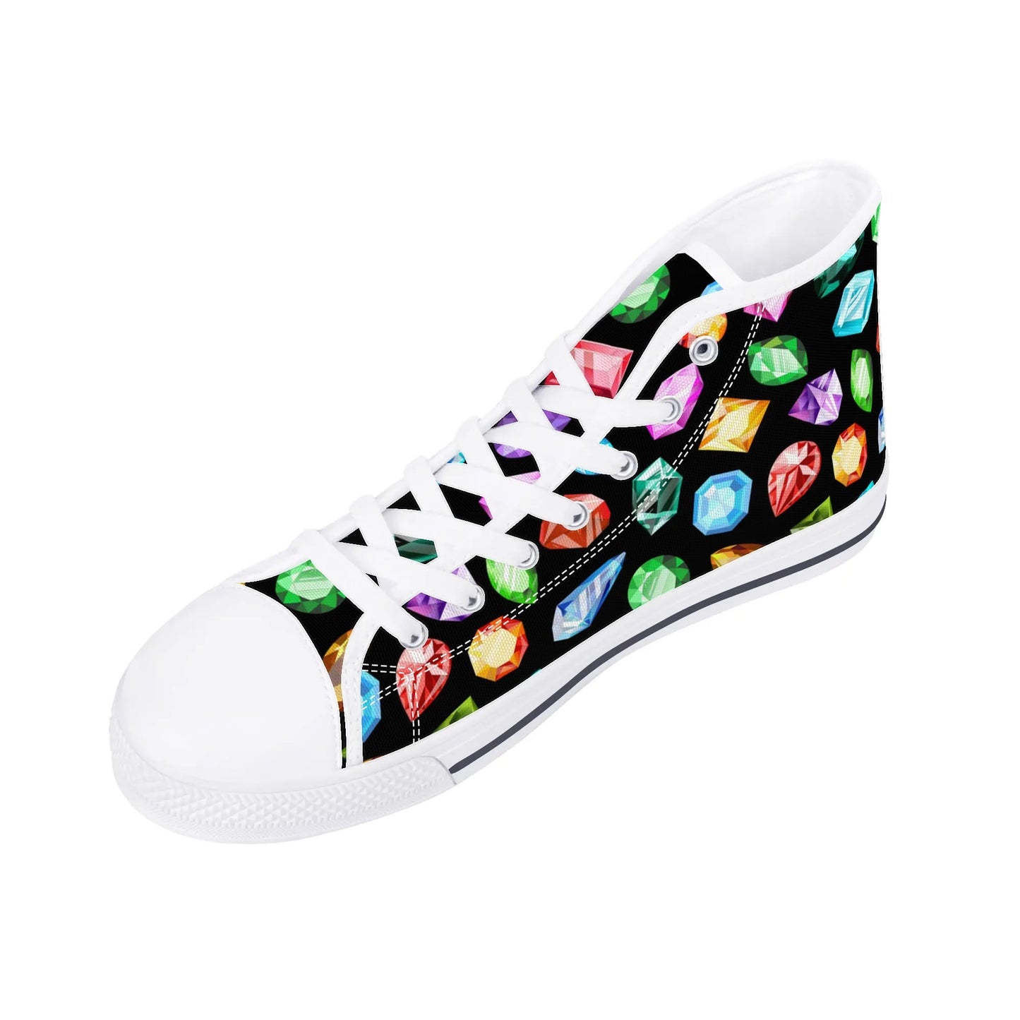 Jeweled High Top Shoes