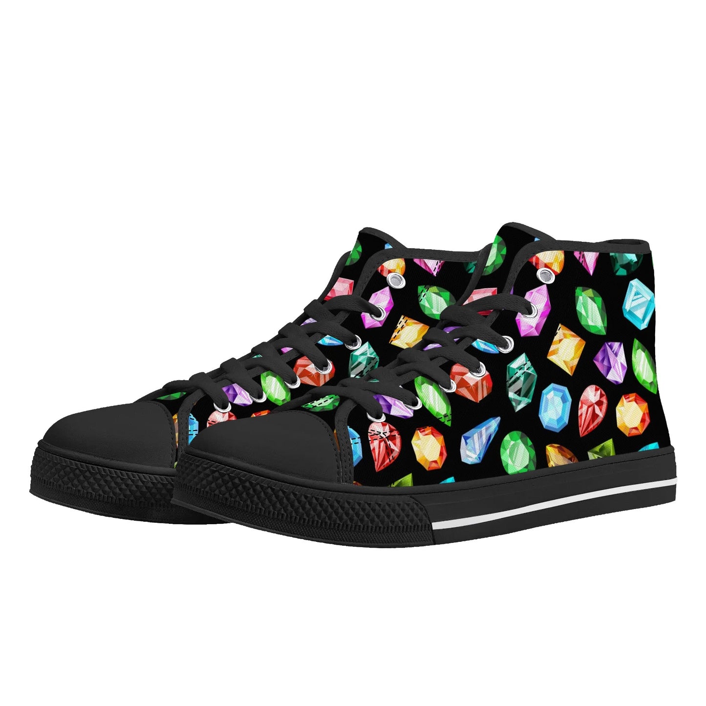 Jeweled High Top Shoes