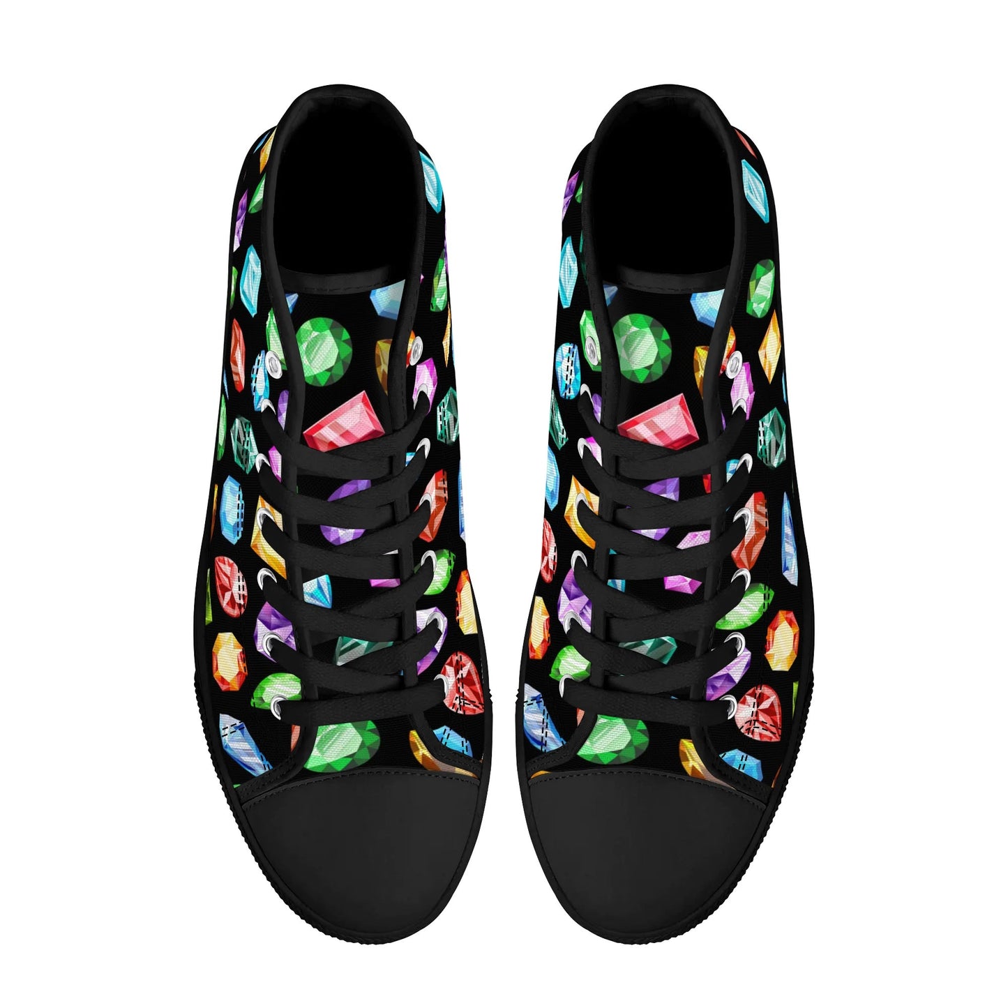 Jeweled High Top Shoes