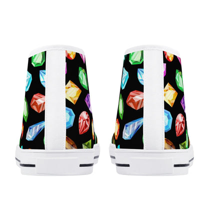 Jeweled High Top Shoes