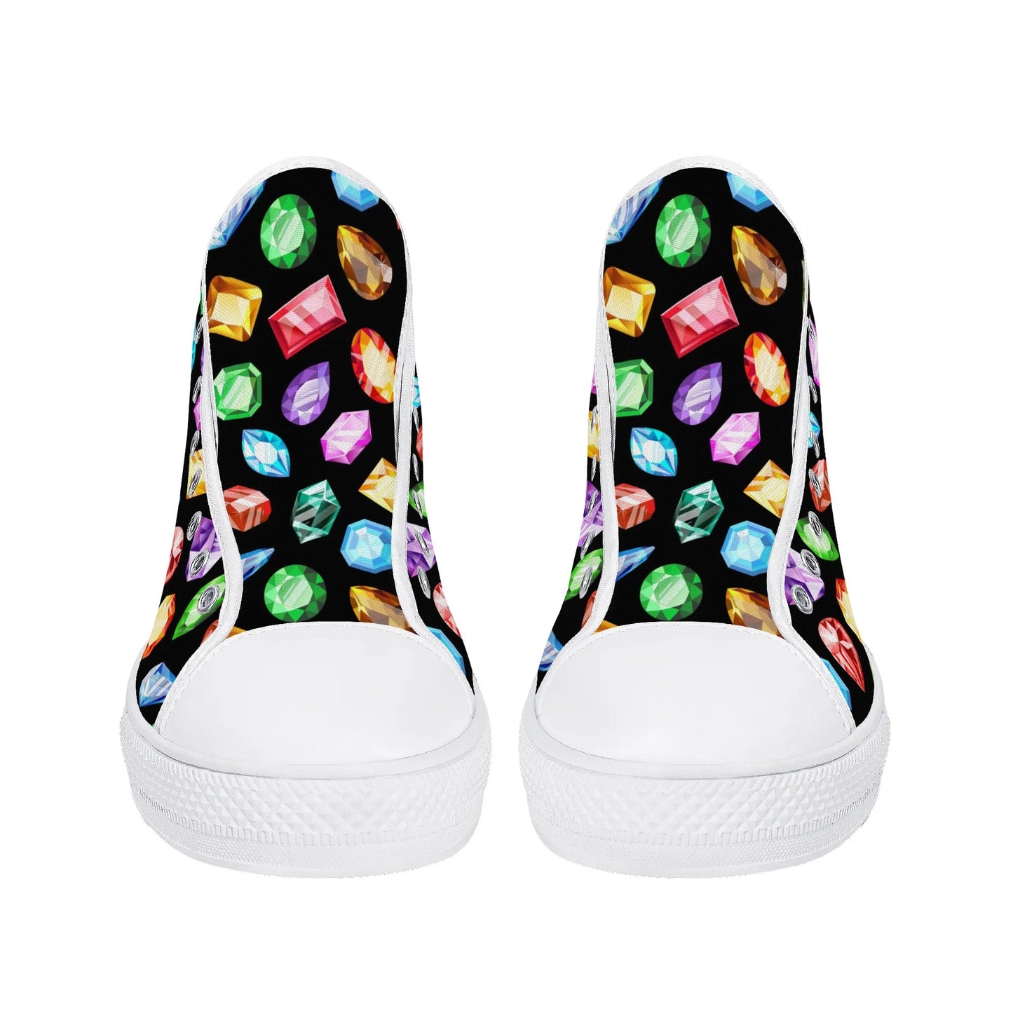 Jeweled High Top Shoes