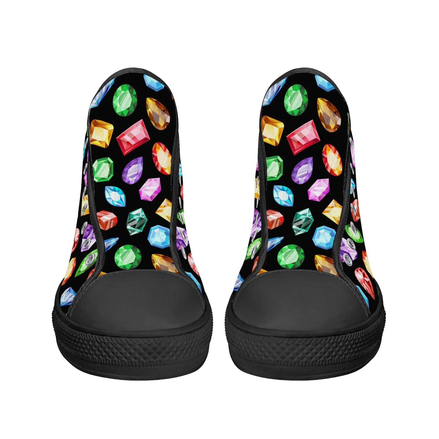 Jeweled High Top Shoes