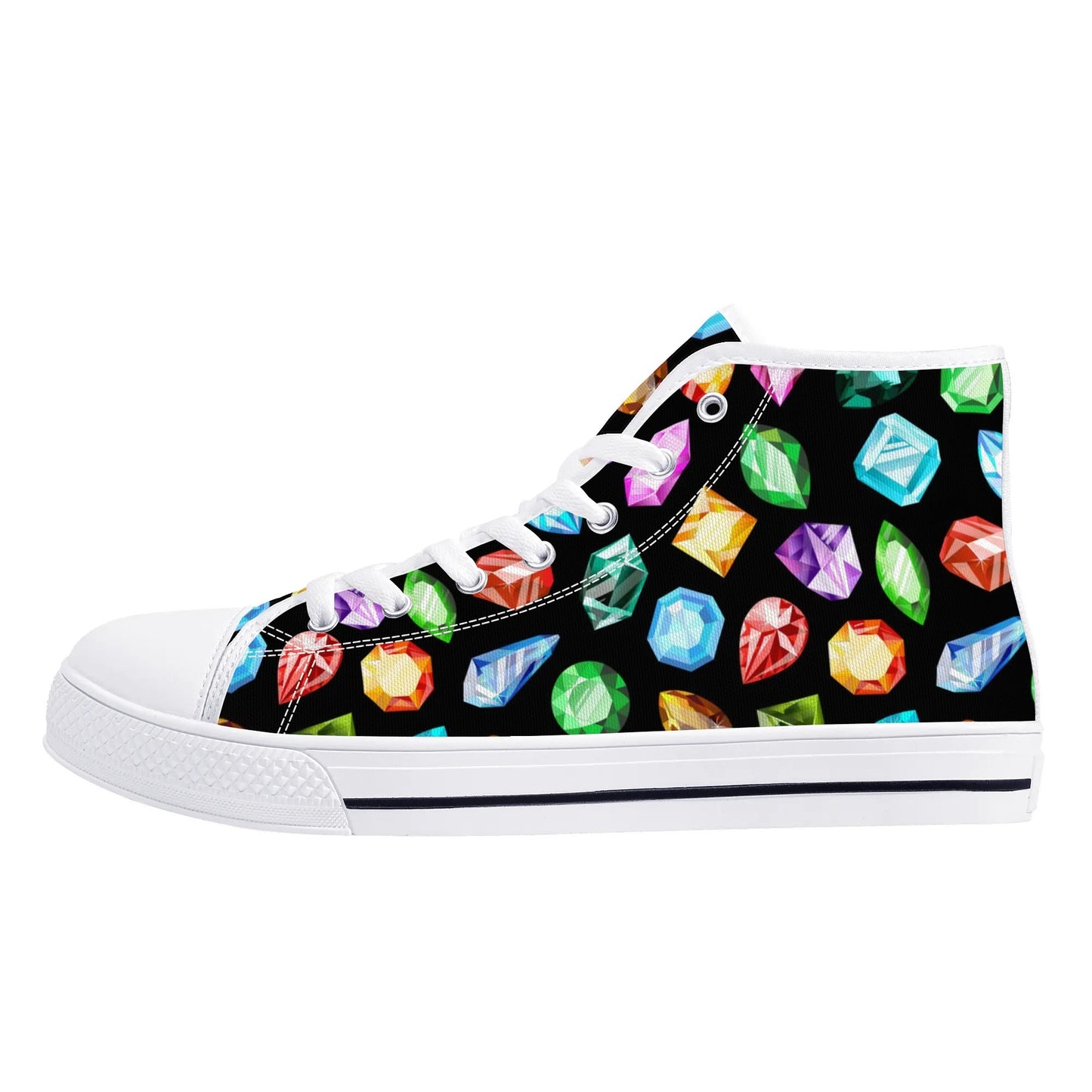 Jeweled High Top Shoes