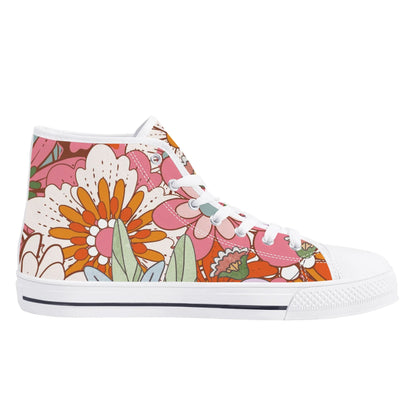 70s Flower Power High Tops