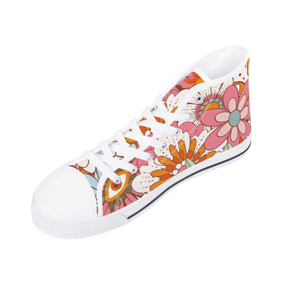 70s Flower Power High Tops