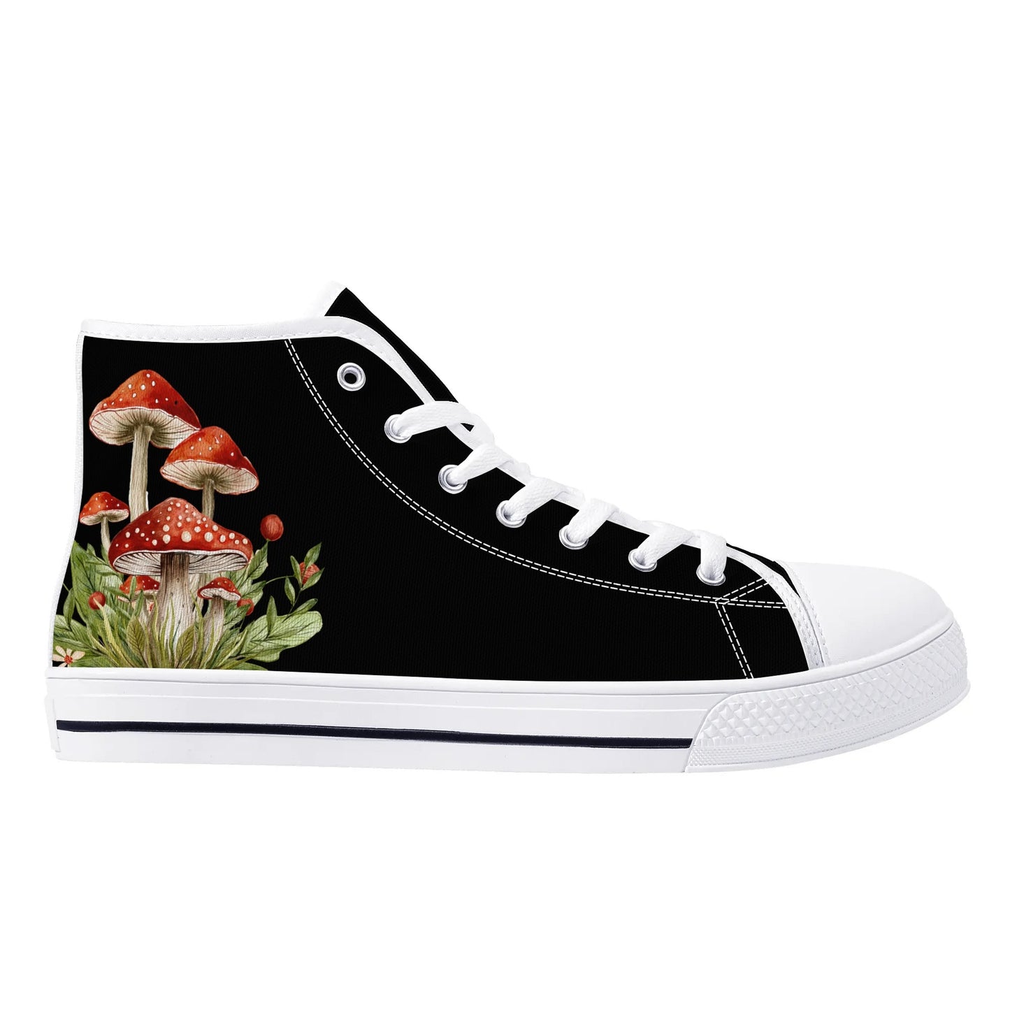 Shrooms and Things High Top Shoes