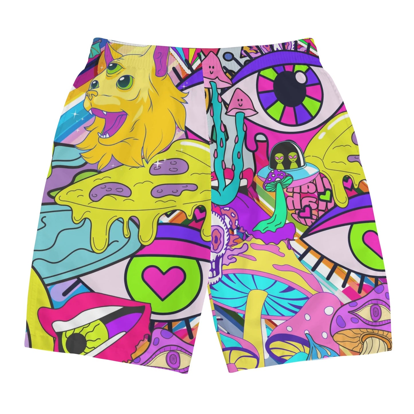 90s Alien Trip - Men' s All Over Print Swim Trunks