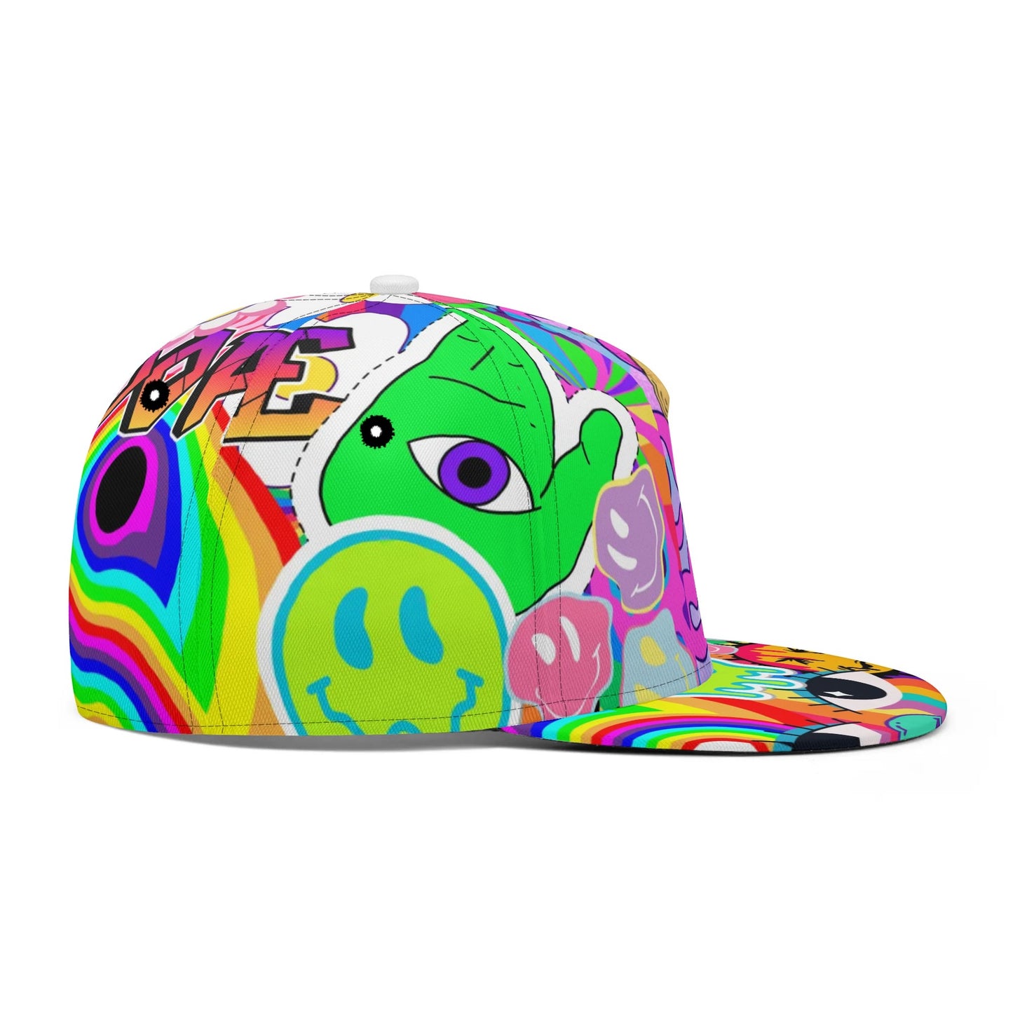 Neon Trip #2 - Flat Bill Hat