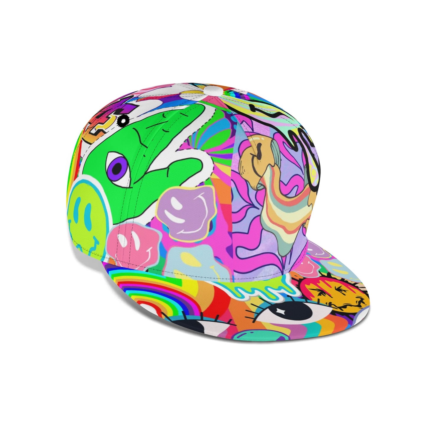 Neon Trip #2 - Flat Bill Hat