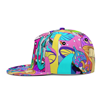 Funky Neon Trip - Flat Bill Hat