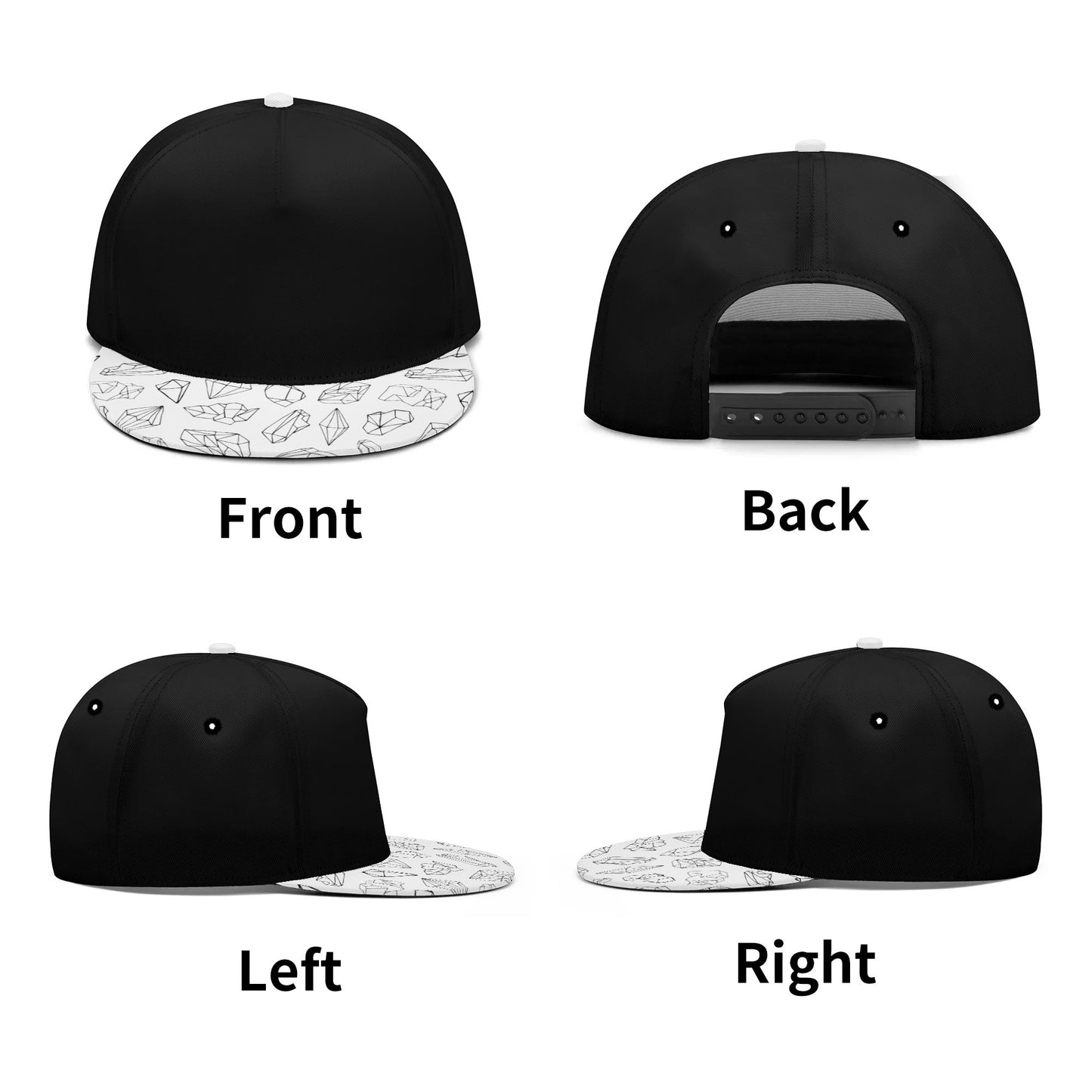 Crystal Bill - Flat Bill Hat