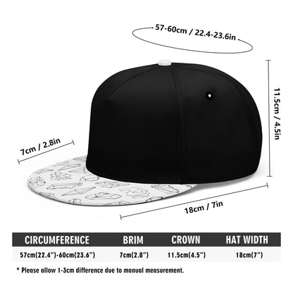 Crystal Bill - Flat Bill Hat