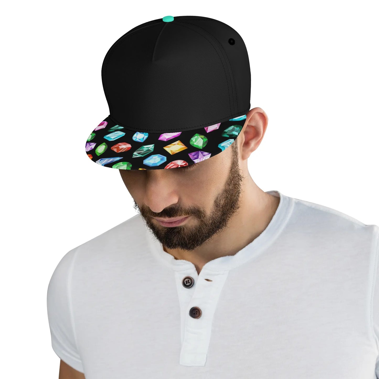 Jeweled Flat Bill Hat