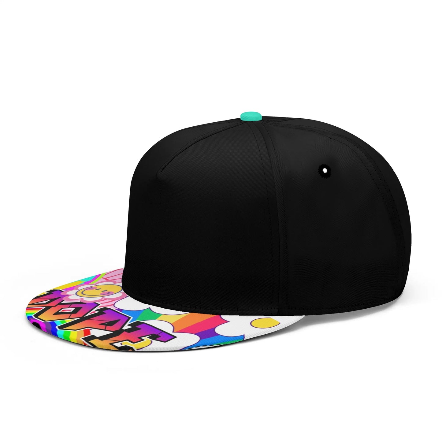 "DOPE" printed Flat Bill Hat