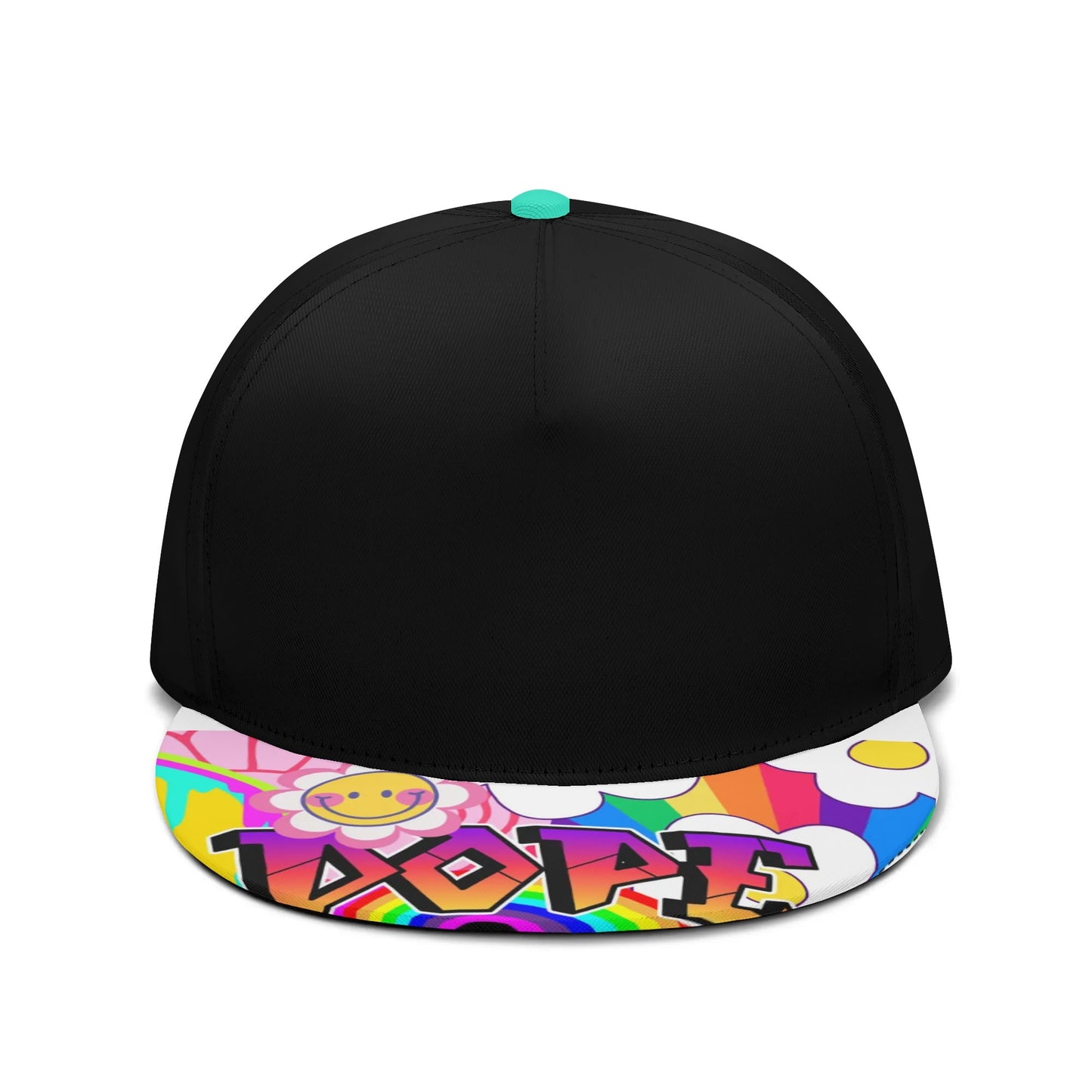 "DOPE" printed Flat Bill Hat