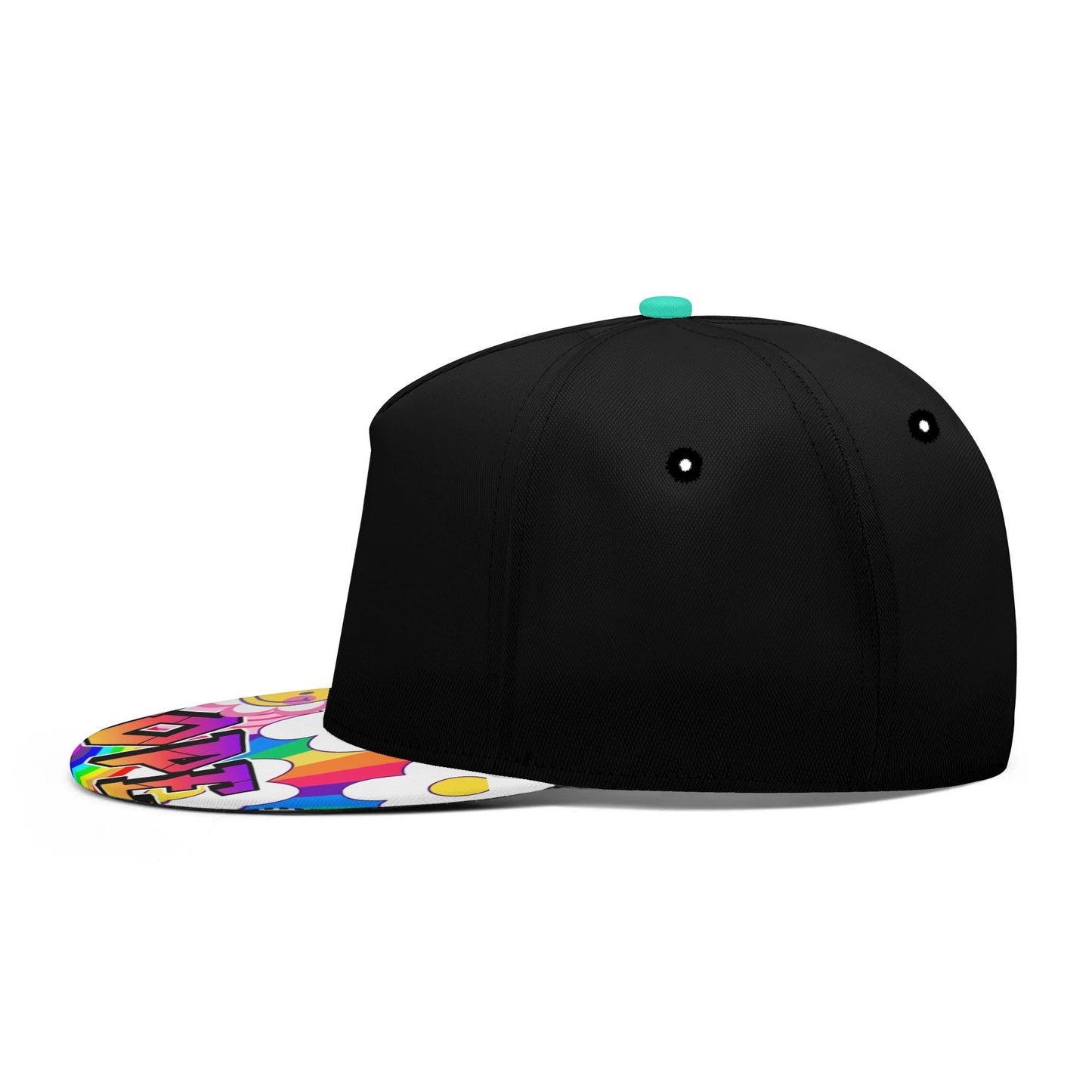 "DOPE" printed Flat Bill Hat