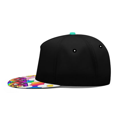 "DOPE" printed Flat Bill Hat