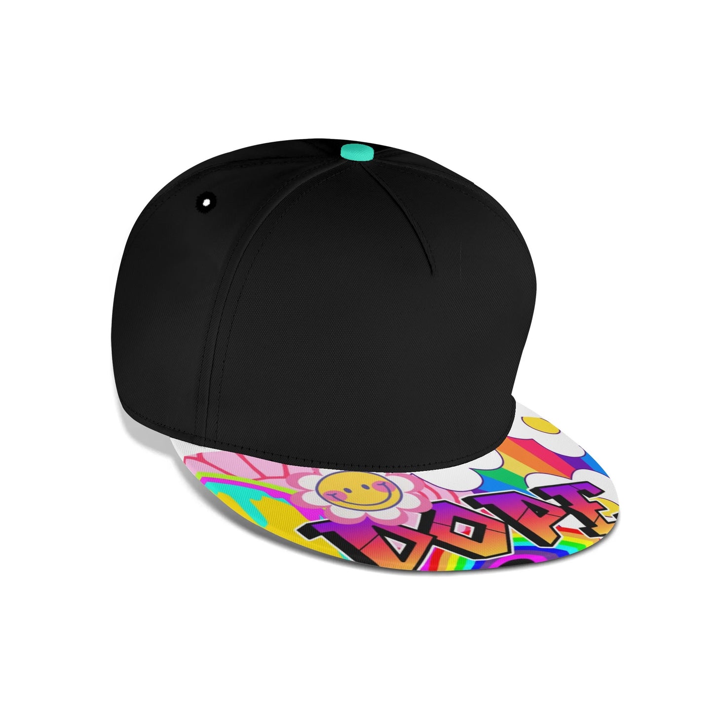 "DOPE" printed Flat Bill Hat